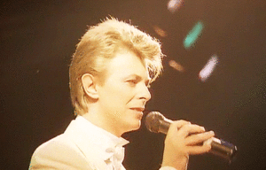 David Bowie GIF. Artiesten Gifs David bowie Geschokt Musicus 