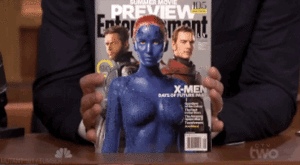 Jennifer Lawrence GIF. Gifs Filmsterren Jennifer lawrence Fallontonight En Xmen days of future past Jimmy fallon Tonight show 