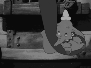 Olifant GIF. Dieren Olifant Gifs Spotprent Dumbo Bw 