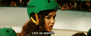 Ellen Page GIF. Gifs Filmsterren Ellen page Whip it Roller derby 
