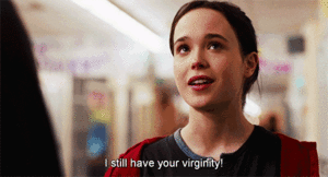 Ellen Page GIF. Film Gifs Filmsterren Ellen page Juno 
