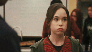 Ellen Page GIF. Gifs Filmsterren Ellen page Juno 