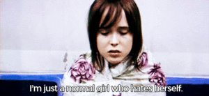Ellen Page GIF. Bioscoop Gifs Filmsterren Ellen page Juno 