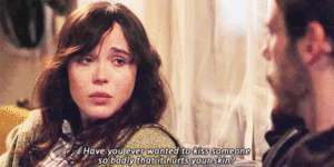 Ellen Page GIF. Gifs Filmsterren Ellen page Michael cera Juno 