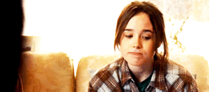 Ellen Page GIF. Meisje Muziek Gifs Filmsterren Ellen page Bullshit Zwart en wit Hard candy Ellen pagemovie Hard cand 