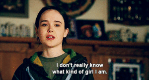 Ellen Page GIF. Film Gifs Filmsterren Ellen page Juno 