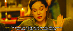 Ellen Page GIF. Gifs Filmsterren Ellen page Stephen colbert The colbert report 