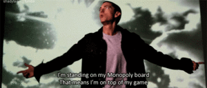 Eminem GIF. Artiesten Eminem Gifs Rap god 