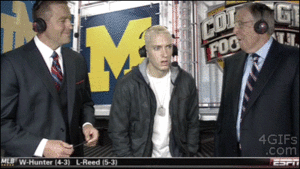 Eminem GIF. Interview Artiesten Eminem Gifs Hoog Espn 