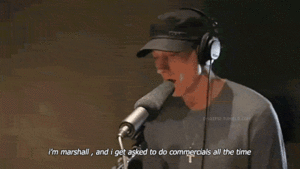 Eminem GIF. Muziek Sport Voetbal Artiesten Eminem Gifs Michigan 