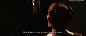 Eminem GIF. Interview Artiesten Eminem Gifs 