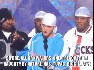 Eminem GIF. Artiesten Eminem Gifs Rap god 