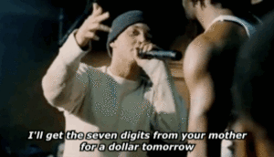 Eminem GIF. Artiesten Eminem Rihanna Gifs The monster Slim shady Shadysstuff 