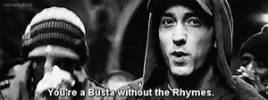 Eminem GIF. Voetbal Artiesten Eminem Lady Gifs Spel Cheeseburger 