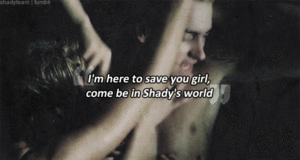 Eminem GIF. Artiesten Eminem Rihanna Gifs The monster Slim shady Shadysstuff 