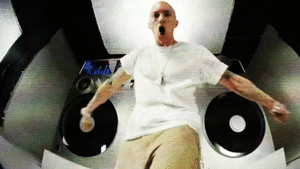 Eminem GIF. Boos Artiesten Dronken Eminem Gifs Gefrustreerd 