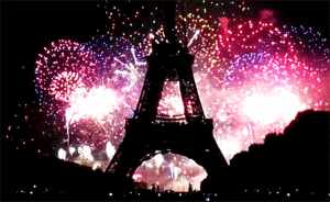 Vuurwerk GIF. Vuurwerk Tv Nacht Gifs Parijs Eiffeltoren Toren 