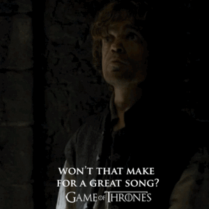 Game Of Thrones GIF. Games Game of thrones Gifs Hbo Rode bruiloft 