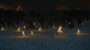 Game Of Thrones GIF. Games Game of thrones Tv Gifs Boog Kit harington Rose leslie Pijl Ygritte Dreigend 
