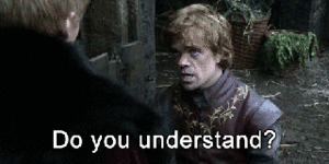 Game Of Thrones GIF. Games Game of thrones Gifs Ge&euml;rgerd Um Brienne van tarth Brienne Je zei 