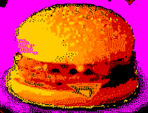 Hamburger GIF. Eten en drinken Gifs Hamburger Pixel Reblorg 