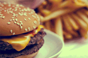 Hamburger GIF. Eten en drinken Voedsel Gifs Hamburger Cheeseburger Mcdonalds 