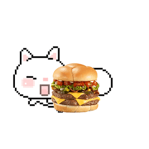 Hamburger GIF. Eten en drinken Voedsel Kat Gifs Hamburger Poesje 
