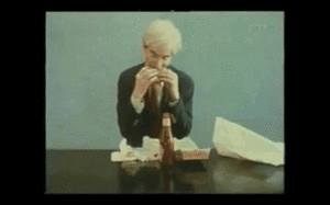 Hamburger GIF. Kunst Eten en drinken Gifs Hamburger Het eten Andy warhol Warhol 