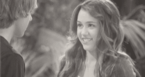Miley Cyrus GIF. Artiesten Hannah montana Miley cyrus Gifs Zwart en wit 