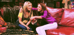 Hannah Montana GIF. Artiesten Hannah montana Miley cyrus Gifs Zwart en wit 