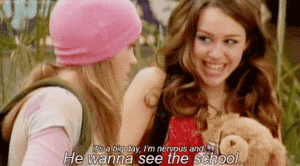 Hannah Montana GIF. Artiesten Hannah montana Miley cyrus Gifs 