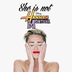 Miley Cyrus GIF. Artiesten Hannah montana Miley cyrus Gifs Schreeuw Eerbied 