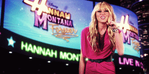 Hannah Montana GIF. Disney Artiesten Hannah montana Gifs Jeugd Herinneringen 