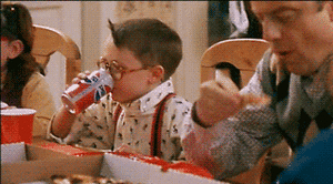 Home Alone GIF. Drinken Films en series Home alone Gifs Glimlach Pepsi Soda Nat het bed 