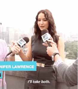 Jennifer Lawrence GIF. Gifs Filmsterren Jennifer lawrence 