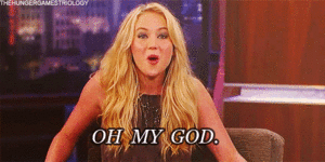 Jennifer Lawrence GIF. Verward Gifs Filmsterren Jennifer lawrence Wat 