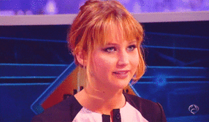 Jennifer Lawrence GIF. Gifs Filmsterren Jennifer lawrence Opgewonden Gelukkig 