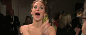 Jennifer Lawrence GIF. Boos Gifs Filmsterren Jennifer lawrence Schreeuwen Brullende 