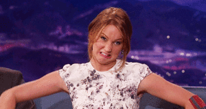 Jennifer Lawrence GIF. Boos Gifs Filmsterren Jennifer lawrence Schreeuwen Brullende 