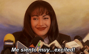 Jennifer Lopez GIF. Artiesten Selena Jennifer lopez Gifs Opgewonden 