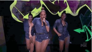 Jennifer Lopez GIF. Muziek Artiesten Jennifer lopez Gifs Reactie Ja American idol Aangenomen 