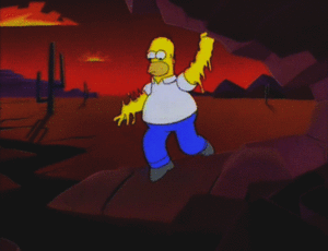 Johnny Cash GIF. Simpsons Artiesten Gifs Johnny cash Drugs Homer simpson Homerus Hallucinaties Hallucinogene Mexica 