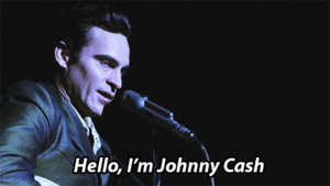 Johnny Cash GIF. Bioscoop Artiesten Film Gitaar Gifs Johnny cash Walk the line Joaquin phoenix 