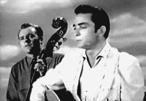 Johnny Cash GIF. Muziek Artiesten Gifs Johnny cash Land Country muziek 