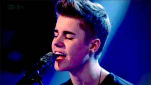 Justin Bieber GIF. Artiesten Justin bieber Blauw Gifs Bieber 