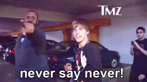 Justin Bieber GIF. Artiesten Justin bieber Gifs Glimlach Bieber Geloven film 