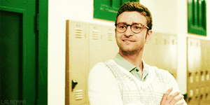 Justin Timberlake GIF. Artiesten Film Schattig Justin timberlake Sexy Bril Gifs Lachend Slechte leraar 