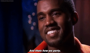 Kanye West GIF. Artiesten Gifs Kanye west Laat het regenen 