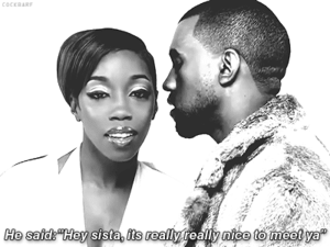 Kanye West GIF. Artiesten Ellen Paardrijden Gifs Kanye west Muziekvideo Kim kardashian Rappen Gebonden 2 Kimye 