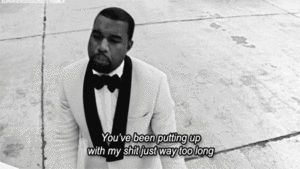 Kanye West GIF. Artiesten Gifs Kanye west Monster 